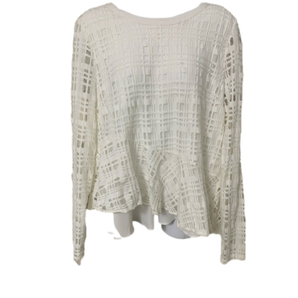 Neiman Marcus Fancy Blouse Size Large - Picture 1 of 6